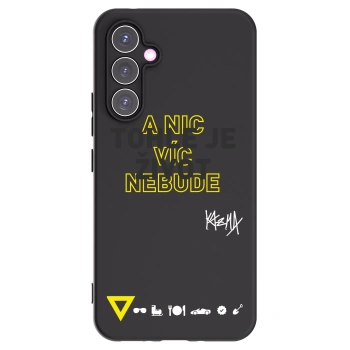 Picasee silikonový černý obal pro Samsung Galaxy A54 5G A546B - Kazma - TOHLE JE ŽIVOT A NIC VÍC NEBUDE