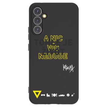 Picasee silikonový černý obal pro Samsung Galaxy A34 5G A346B - Kazma - TOHLE JE ŽIVOT A NIC VÍC NEBUDE
