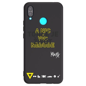 Picasee silikonový černý obal pro Huawei Nova 3 - Kazma - TOHLE JE ŽIVOT A NIC VÍC NEBUDE