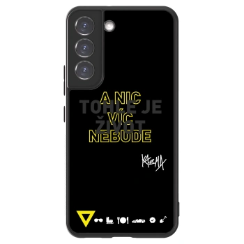Picasee ULTIMATE CASE PowerShare pro Samsung Galaxy S22 5G - Kazma - TOHLE JE ŽIVOT A NIC VÍC NEBUDE