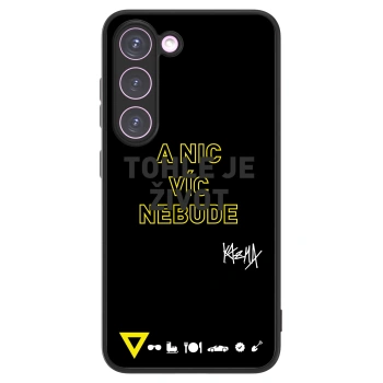 Picasee ULTIMATE CASE PowerShare pro Samsung Galaxy S23 5G - Kazma - TOHLE JE ŽIVOT A NIC VÍC NEBUDE
