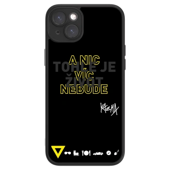 Picasee ULTIMATE CASE MagSafe pro Apple iPhone 15 Plus - Kazma - TOHLE JE ŽIVOT A NIC VÍC NEBUDE