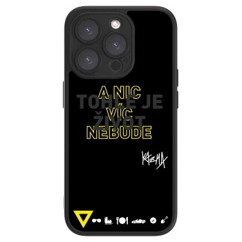 Obal pro Apple iPhone 15 Pro - Kazma - TOHLE JE ŽIVOT A NIC VÍC NEBUDE