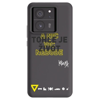 Picasee silikonový černý obal pro Xiaomi 13T - Kazma - TOHLE JE ŽIVOT A NIC VÍC NEBUDE