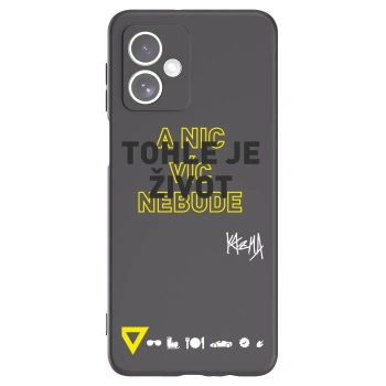 Obal pro Motorola Moto G54 5G - Kazma - TOHLE JE ŽIVOT A NIC VÍC NEBUDE