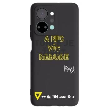 Picasee silikonový černý obal pro Honor X7a - Kazma - TOHLE JE ŽIVOT A NIC VÍC NEBUDE