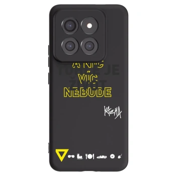 Picasee silikonový černý obal pro Xiaomi 14 Pro - Kazma - TOHLE JE ŽIVOT A NIC VÍC NEBUDE