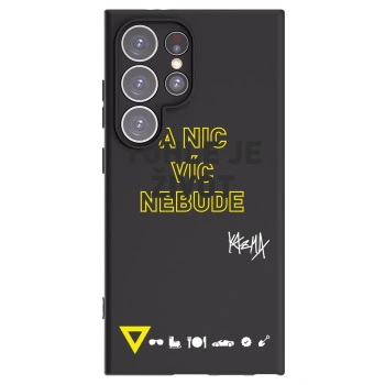 Picasee silikonový černý obal pro Samsung Galaxy S24 Ultra S928B 5G - Kazma - TOHLE JE ŽIVOT A NIC VÍC NEBUDE