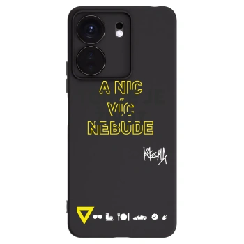 Picasee silikonový černý obal pro Xiaomi Redmi 13C 4G - Kazma - TOHLE JE ŽIVOT A NIC VÍC NEBUDE