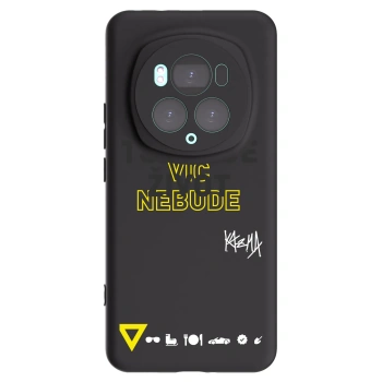 Picasee silikonový černý obal pro Honor Magic6 Pro - Kazma - TOHLE JE ŽIVOT A NIC VÍC NEBUDE