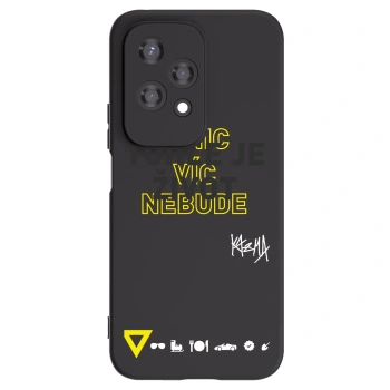 Picasee silikonový černý obal pro Honor 200 Lite - Kazma - TOHLE JE ŽIVOT A NIC VÍC NEBUDE