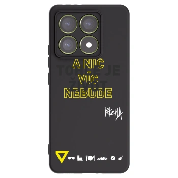 Picasee silikonový černý obal pro Xiaomi 14T - Kazma - TOHLE JE ŽIVOT A NIC VÍC NEBUDE