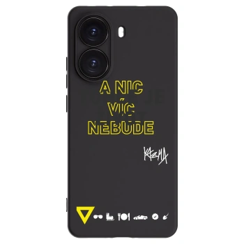 Picasee silikonový černý obal pro Xiaomi Poco X7 Pro 5G - Kazma - TOHLE JE ŽIVOT A NIC VÍC NEBUDE