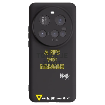 Picasee silikonový černý obal pro Xiaomi 15 Ultra - Kazma - TOHLE JE ŽIVOT A NIC VÍC NEBUDE