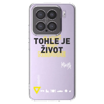 Picasee silikonový průhledný obal pro Xiaomi 15 - Kazma - TOHLE JE ŽIVOT A NIC VÍC NEBUDE