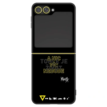 Obal pro Samsung Galaxy Z Flip6 5G - Kazma - TOHLE JE ŽIVOT A NIC VÍC NEBUDE