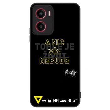 Obal pro Motorola Moto G05 - Kazma - TOHLE JE ŽIVOT A NIC VÍC NEBUDE