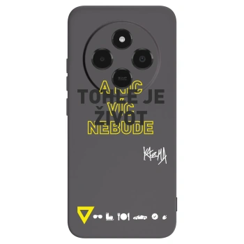 Picasee silikonový černý obal pro Xiaomi Poco C75 - Kazma - TOHLE JE ŽIVOT A NIC VÍC NEBUDE
