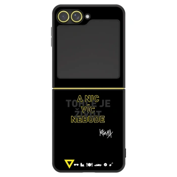 Obal pro Samsung Galaxy Z Flip5 5G - Kazma - TOHLE JE ŽIVOT A NIC VÍC NEBUDE