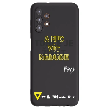 Picasee silikonový černý obal pro Samsung Galaxy A13 5G - Kazma - TOHLE JE ŽIVOT A NIC VÍC NEBUDE
