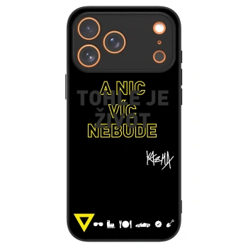 Picasee ULTIMATE CASE MagSafe pro Apple iPhone 17 Pro Max - Kazma - TOHLE JE ŽIVOT A NIC VÍC NEBUDE