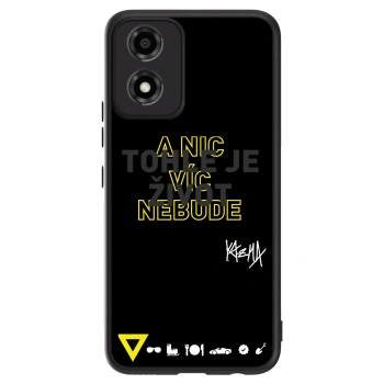 Obal pro Motorola Moto E14 - Kazma - TOHLE JE ŽIVOT A NIC VÍC NEBUDE