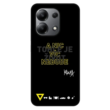 Picasee Fashion Case pro Xiaomi Redmi Note 13 4G - Kazma - TOHLE JE ŽIVOT A NIC VÍC NEBUDE