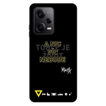 Obal pro Xiaomi Redmi Note 12 Pro+ 5G - Kazma - TOHLE JE ŽIVOT A NIC VÍC NEBUDE