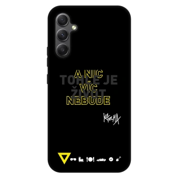 Obal pro Samsung Galaxy A34 5G A346B - Kazma - TOHLE JE ŽIVOT A NIC VÍC NEBUDE