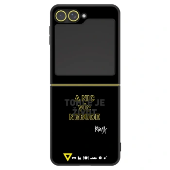 Obal pro Samsung Galaxy Z Flip7 FE 5G - Kazma - TOHLE JE ŽIVOT A NIC VÍC NEBUDE