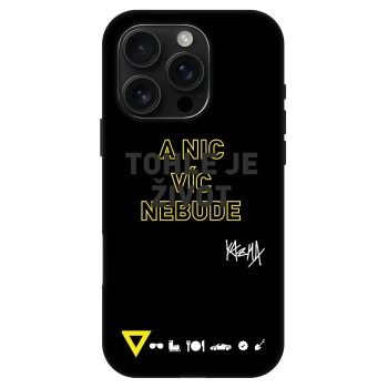 Picasee Fashion Case MagSafe Apple iPhone 16 Pro - Kazma - TOHLE JE ŽIVOT A NIC VÍC NEBUDE
