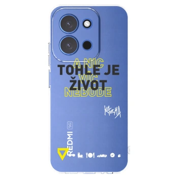 Picasee silikonový průhledný obal pro Xiaomi Redmi 15C 4G - Kazma - TOHLE JE ŽIVOT A NIC VÍC NEBUDE