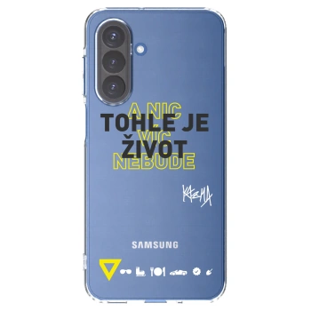 Picasee silikonový průhledný obal pro Samsung Galaxy A17 5G - Kazma - TOHLE JE ŽIVOT A NIC VÍC NEBUDE
