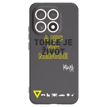 Picasee silikonový černý obal pro Xiaomi 15T - Kazma - TOHLE JE ŽIVOT A NIC VÍC NEBUDE