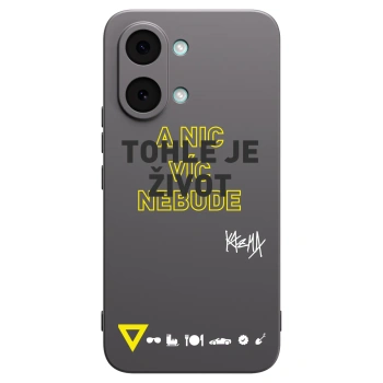 Picasee silikonový černý obal pro Xiaomi Poco X8 Pro Max - Kazma - TOHLE JE ŽIVOT A NIC VÍC NEBUDE