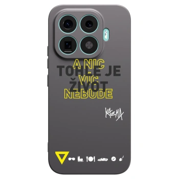 Picasee silikonový černý obal pro Xiaomi 17T - Kazma - TOHLE JE ŽIVOT A NIC VÍC NEBUDE
