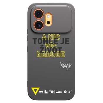 Picasee silikonový černý obal pro Honor 600 - Kazma - TOHLE JE ŽIVOT A NIC VÍC NEBUDE
