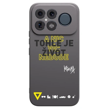 Picasee silikonový černý obal pro Xiaomi Poco F8 Ultra - Kazma - TOHLE JE ŽIVOT A NIC VÍC NEBUDE