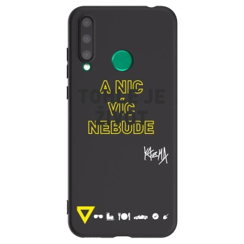 Picasee silikonový černý obal pro Honor 20 Lite - Kazma - TOHLE JE ŽIVOT A NIC VÍC NEBUDE