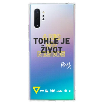Obal pro Samsung Galaxy Note 10+ N975F - Kazma - TOHLE JE ŽIVOT A NIC VÍC NEBUDE