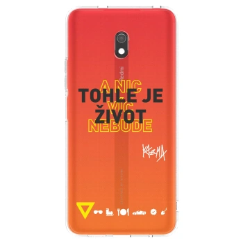 Obal pro Xiaomi Redmi 8A - Kazma - TOHLE JE ŽIVOT A NIC VÍC NEBUDE