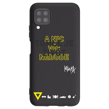 Picasee silikonový černý obal pro Huawei P40 Lite - Kazma - TOHLE JE ŽIVOT A NIC VÍC NEBUDE