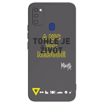 Obal pro Samsung Galaxy M21 M215F - Kazma - TOHLE JE ŽIVOT A NIC VÍC NEBUDE