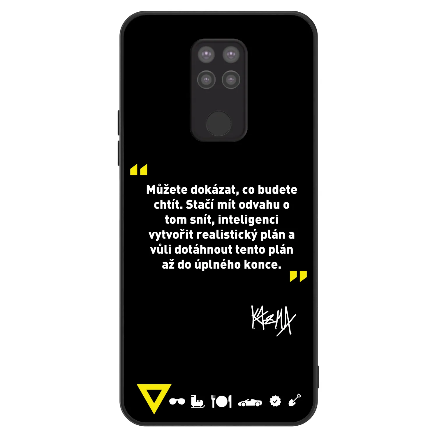 Picasee ULTIMATE CASE pro Xiaomi Redmi Note 9 - Kazma - MŮŽETE DOKÁZAT, CO BUDETE CHTÍT