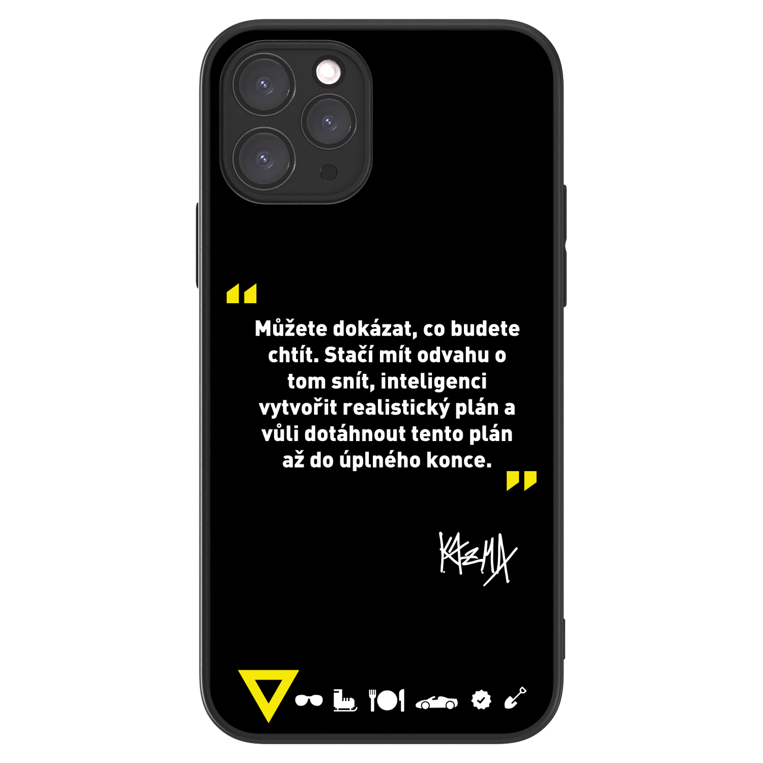 Picasee ULTIMATE CASE pro Apple iPhone 11 Pro - Kazma - MŮŽETE DOKÁZAT, CO BUDETE CHTÍT