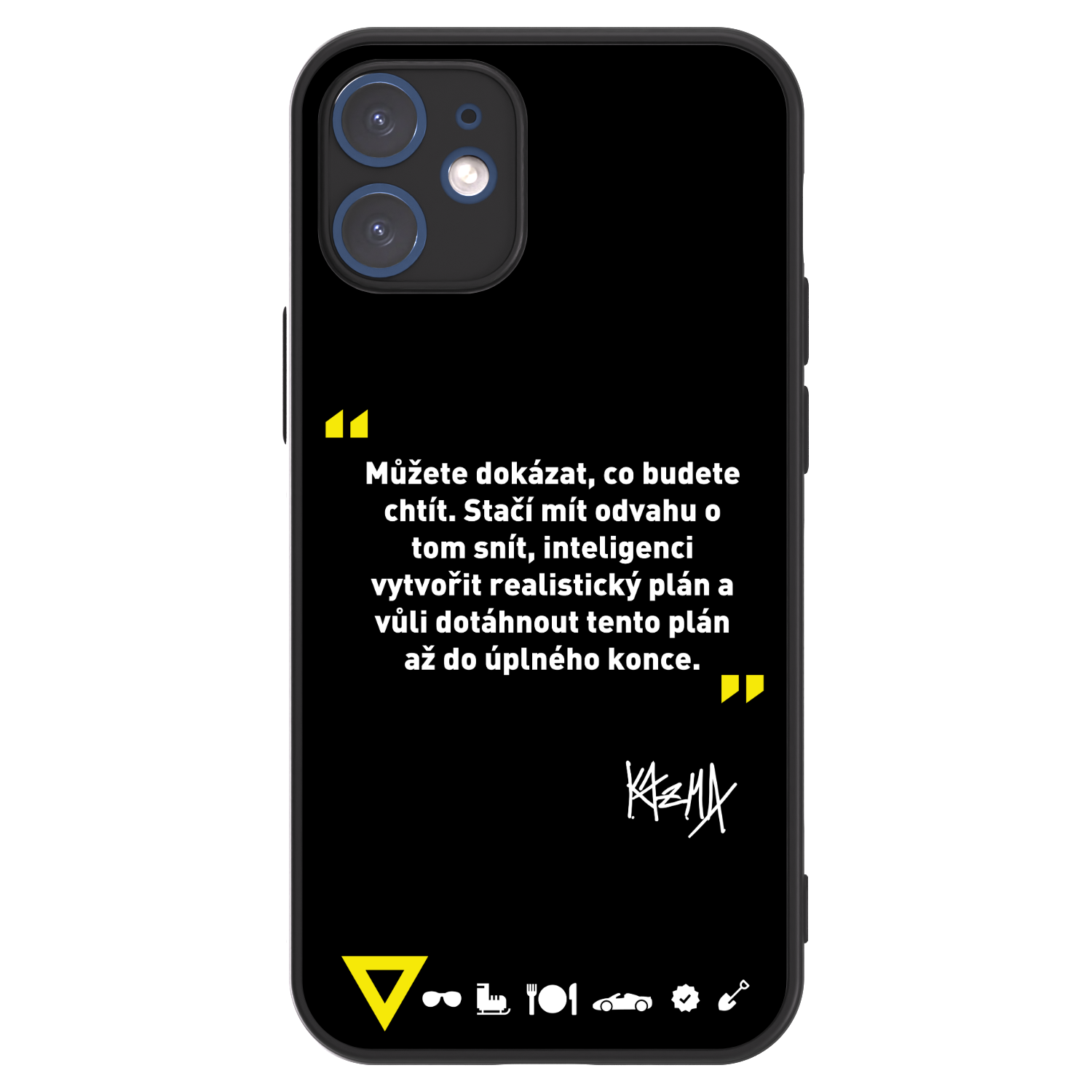 Picasee ULTIMATE CASE pro Apple iPhone 12 mini - Kazma - MŮŽETE DOKÁZAT, CO BUDETE CHTÍT