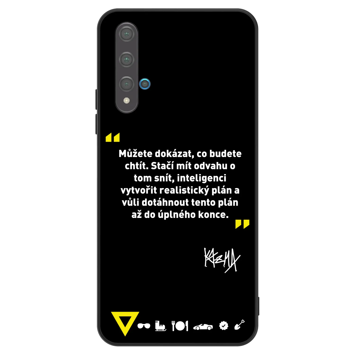 Picasee ULTIMATE CASE pro Huawei Nova 5T - Kazma - MŮŽETE DOKÁZAT, CO BUDETE CHTÍT