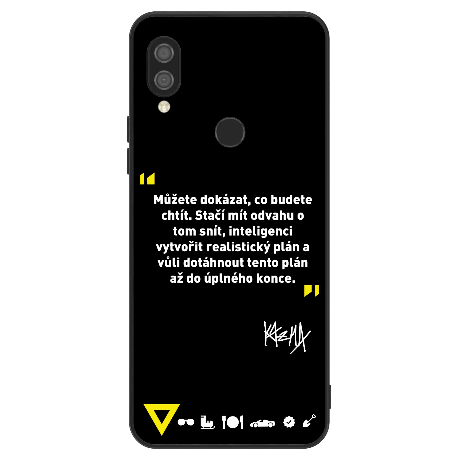 Picasee ULTIMATE CASE pro Xiaomi Redmi 7 - Kazma - MŮŽETE DOKÁZAT, CO BUDETE CHTÍT