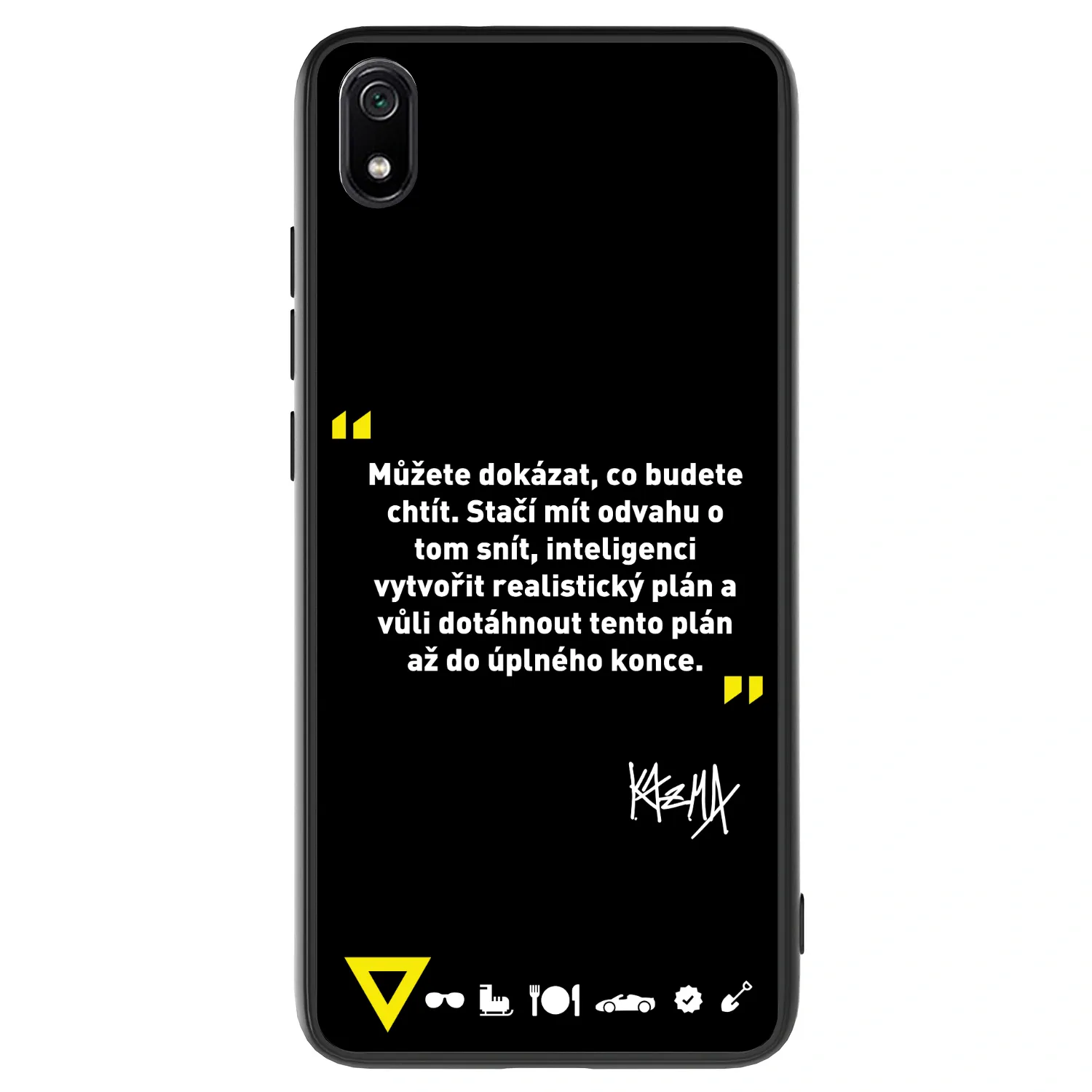 Picasee ULTIMATE CASE pro Xiaomi Redmi 7A - Kazma - MŮŽETE DOKÁZAT, CO BUDETE CHTÍT