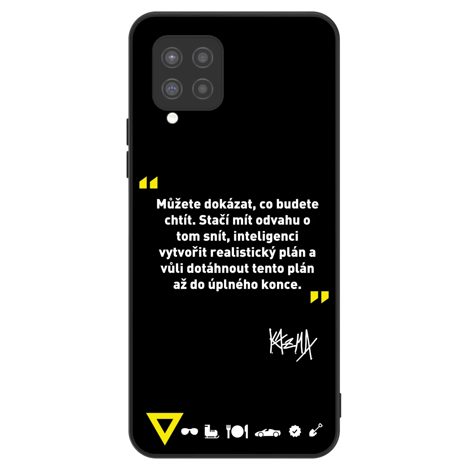 Picasee ULTIMATE CASE pro Samsung Galaxy A42 A426B - Kazma - MŮŽETE DOKÁZAT, CO BUDETE CHTÍT